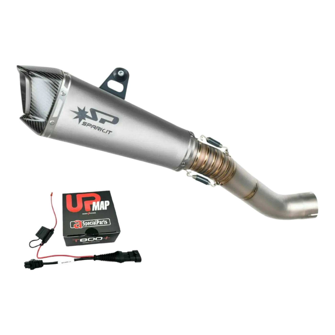 Bundle: Spark Slip-On GAP0402T for Aprilia RS Tuono V4 + UpMap 2017-2020