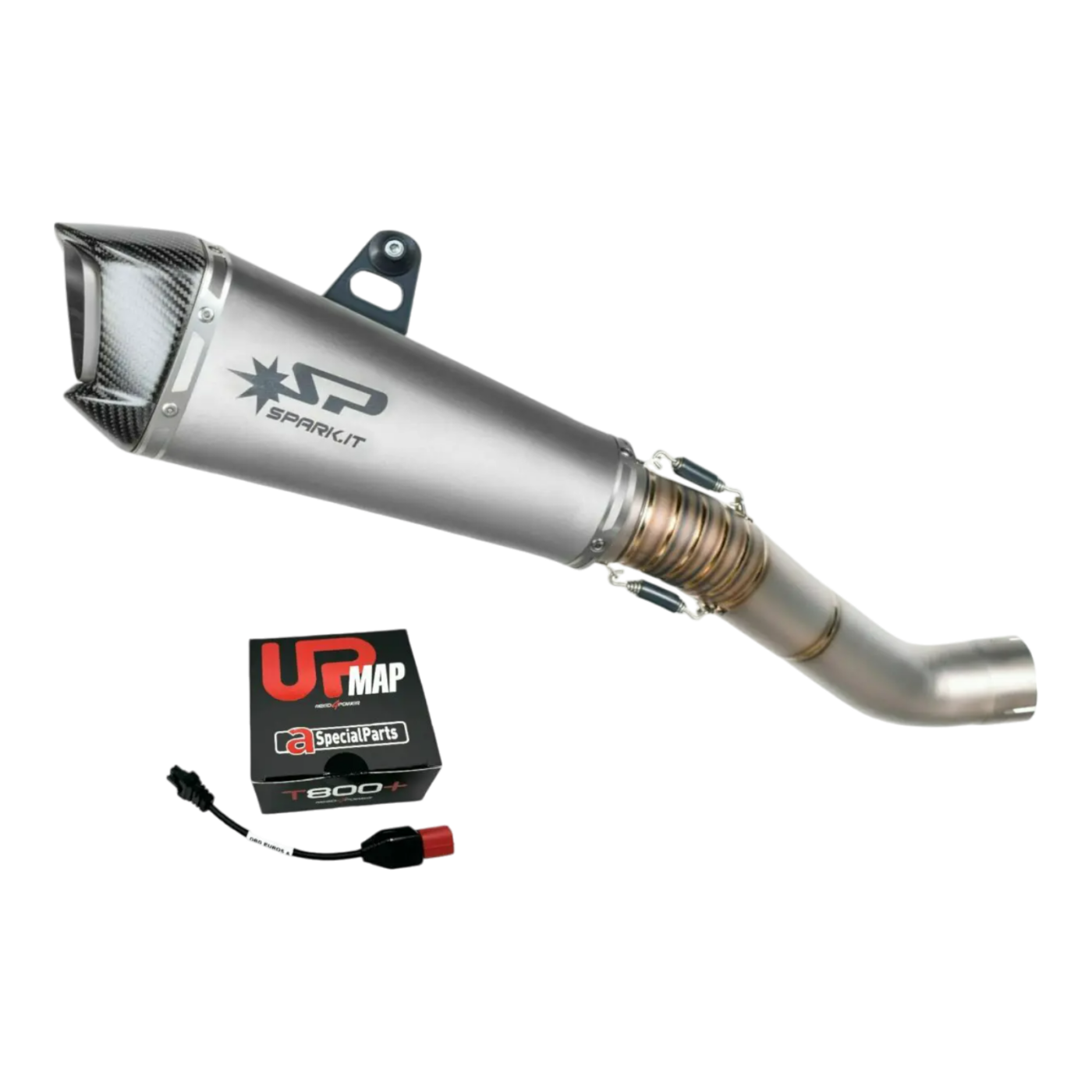 Bundle: Spark Slip-On GAP0402T for Aprilia RS Tuono V4 + UpMap Euro 5 2021 onwards