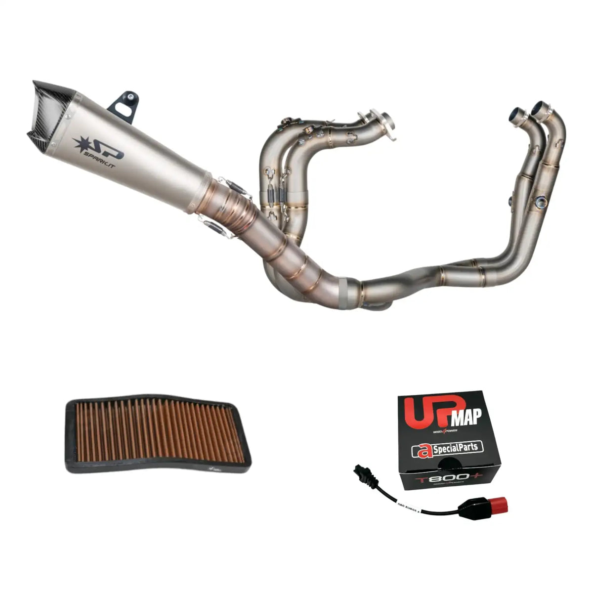 Bundle Aprilia RS V4 Tuono V4 E5+ EU 2025 (USA 2026): Spark Konix Full GAP8804T + UpMap + Sprint Filter