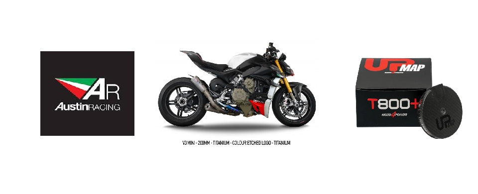 Bundle Austin Racing Ducati V4 Streetfighter 2020-2024 RS2 (Titanium Finish) + UpMap
