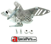 FlyHammer Rearset for Aprilia RS V4 Tuono V4 2017-2025 Silver