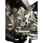 FlyHammer Sprocket Cover for Aprilia RS 457 Silver