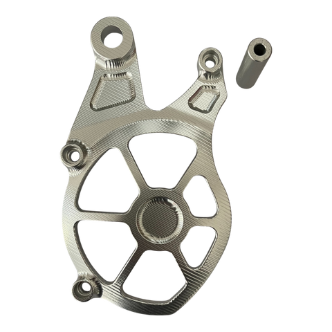 FlyHammer sprocket cover for Aprilia RS 660 Tuono 660 Tuareg 660 silver