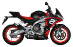 Bundle: full exhaust Mivv Delta Race Black Aprilia RS 660 Tuono 660 + UpMap