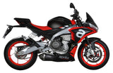 Bundle: full exhaust Mivv Delta Race Black Aprilia RS 660 Tuono 660 + UpMap