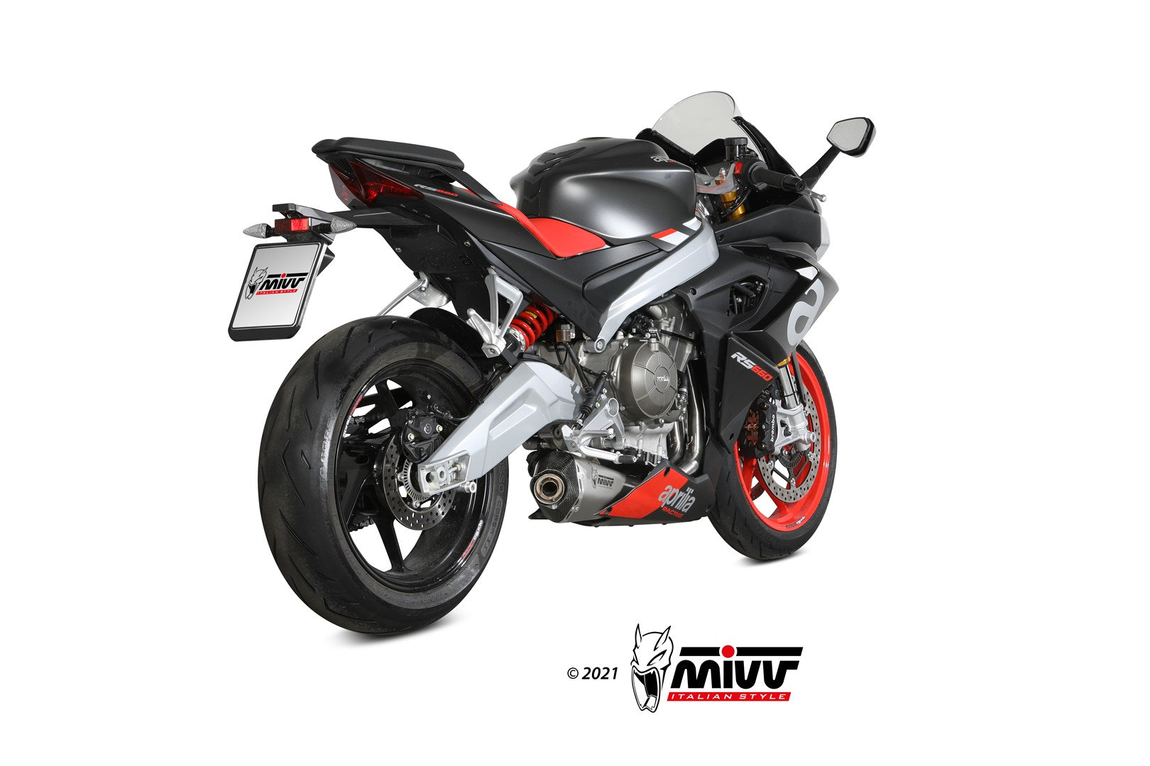 Full Exhaust Mivv Delta Race Inox Aprilia RS 660 Tuono 660 A.014.LDRX 2021-2025 (USA 2026)