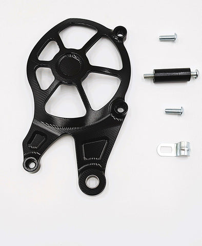 FlyHammer sprocket cover for Aprilia RS 660 Tuono 660 Tuareg 660 black