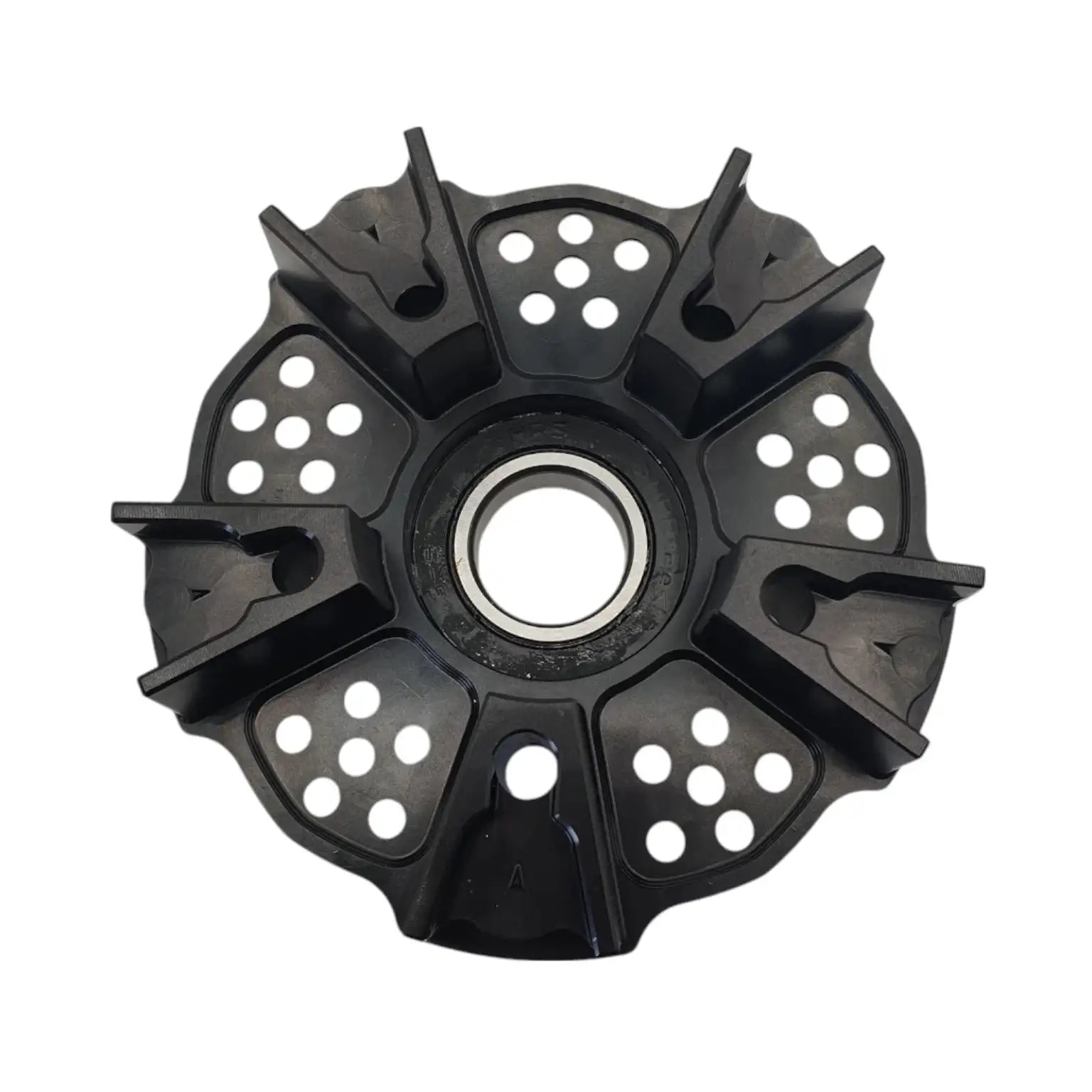 Sprocket Carrier by Dilone (new version, lighter) for Aprilia RS 660 Tuono 660 Tuareg 660 in Ergal Aluminium Billet Black