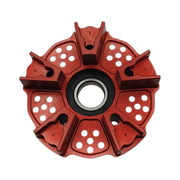 Sprocket Carrier by Dilone (new version, lighter) for Aprilia RS 660 Tuono 660 Tuareg 660 in Ergal Aluminium Billet Red
