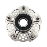 Sprocket carrier by Dilone (new version, lighter) for Aprilia RS 660 Tuono 660 Tuareg 660 in ergal aluminium billet silver