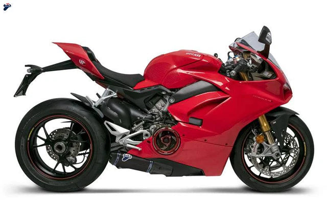 Termignoni Silencers in Black for Ducati Panigale V4 (and V4 R/S) 2018-2024 code D18409400INA
