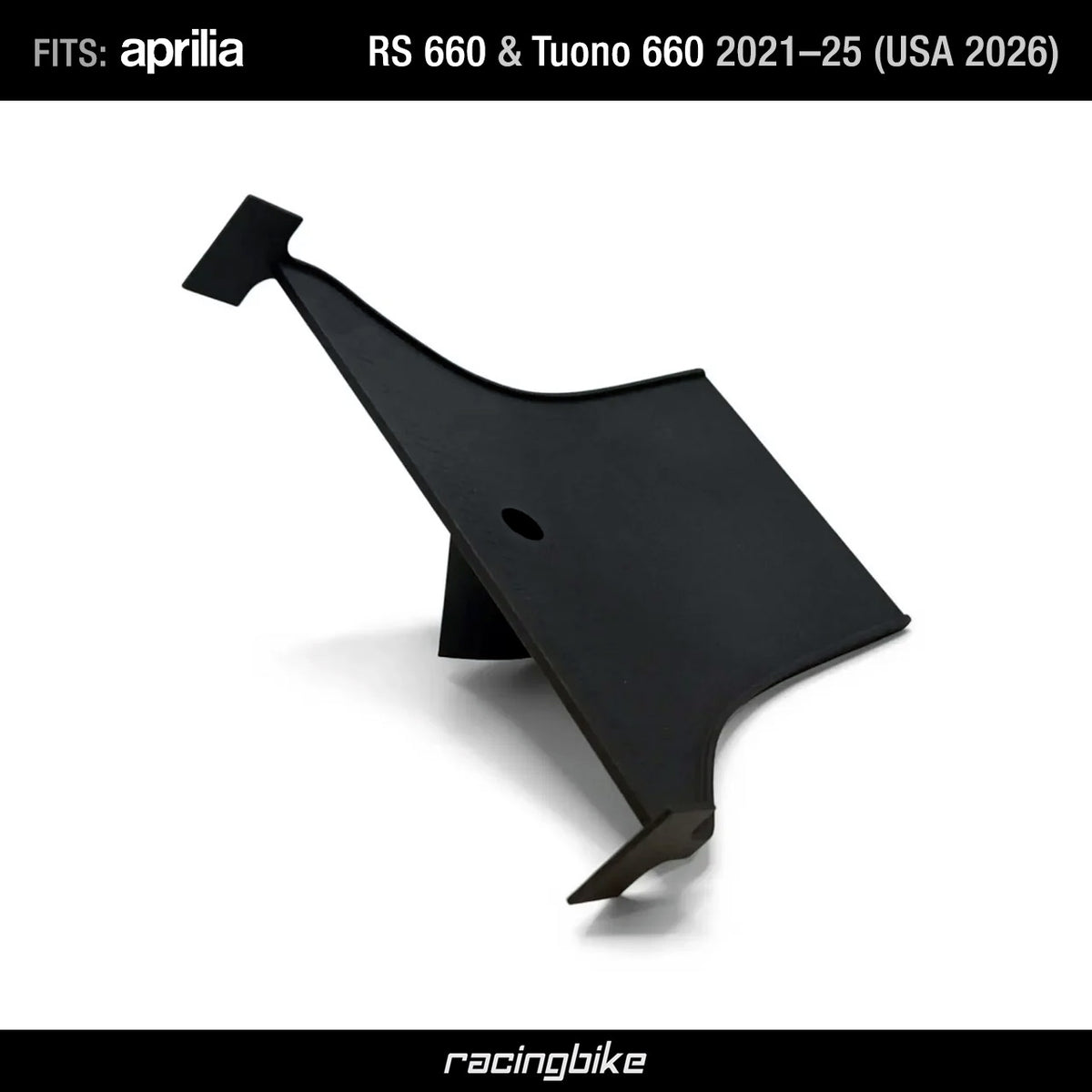 Airbox Splitter for Aprilia RS 660 Tuono 660 2021-2025(USA 2026) Black
