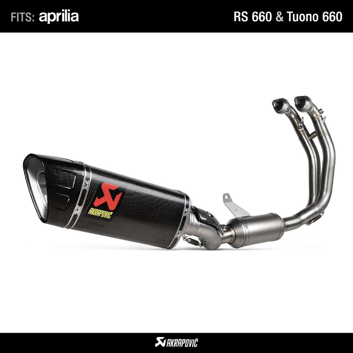 Akrapovic Full Exhaust for Aprilia RS 660 Tuono 660 S-A6R5-APLC (ex S-A6R3-APLC)