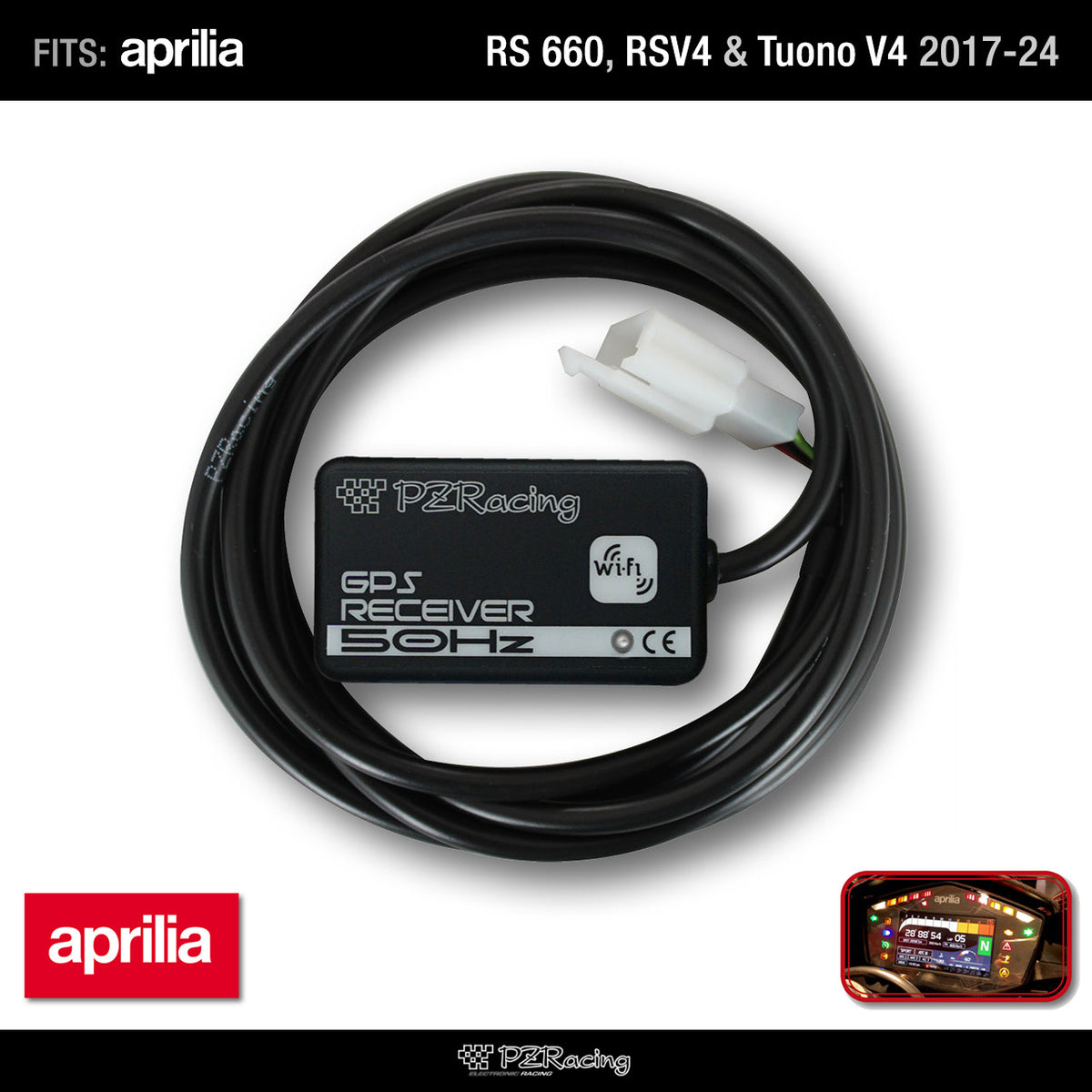 A-Tronic AP600 chrono GPS for original Aprilia dashboard