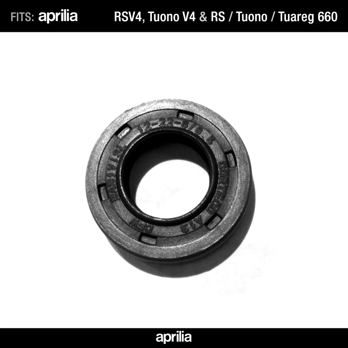 Aprilia Oil Seal Ring 12x22x6 - 1A017552 (ex 857127)