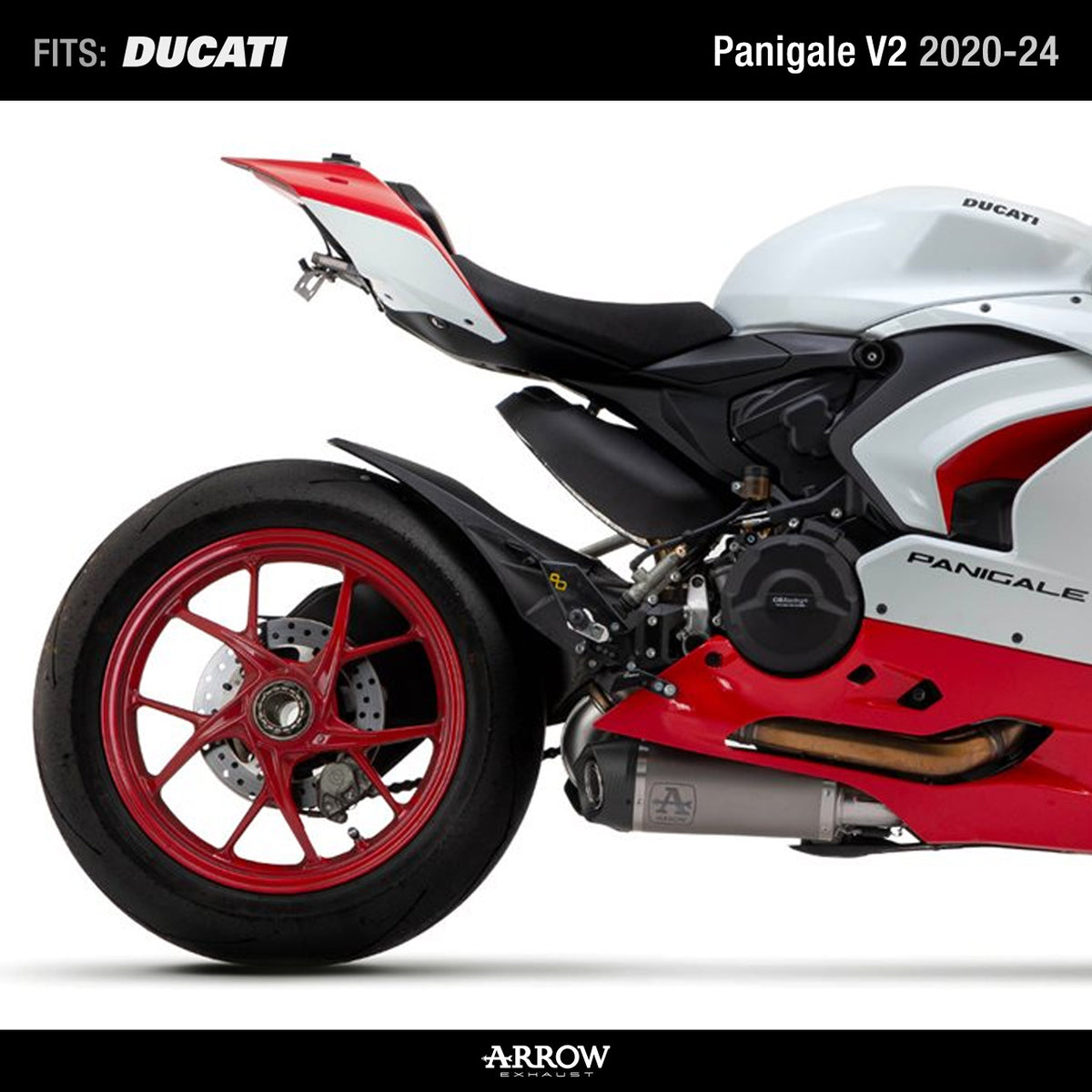 Arrow Titanium Works Silencers Ducati Panigale V2 2020-24 71160PK