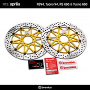 Brembo Supersport Front Brake Discs 320mm for Aprilia RS V4, Tuono V4, RS 660, Tuono 660