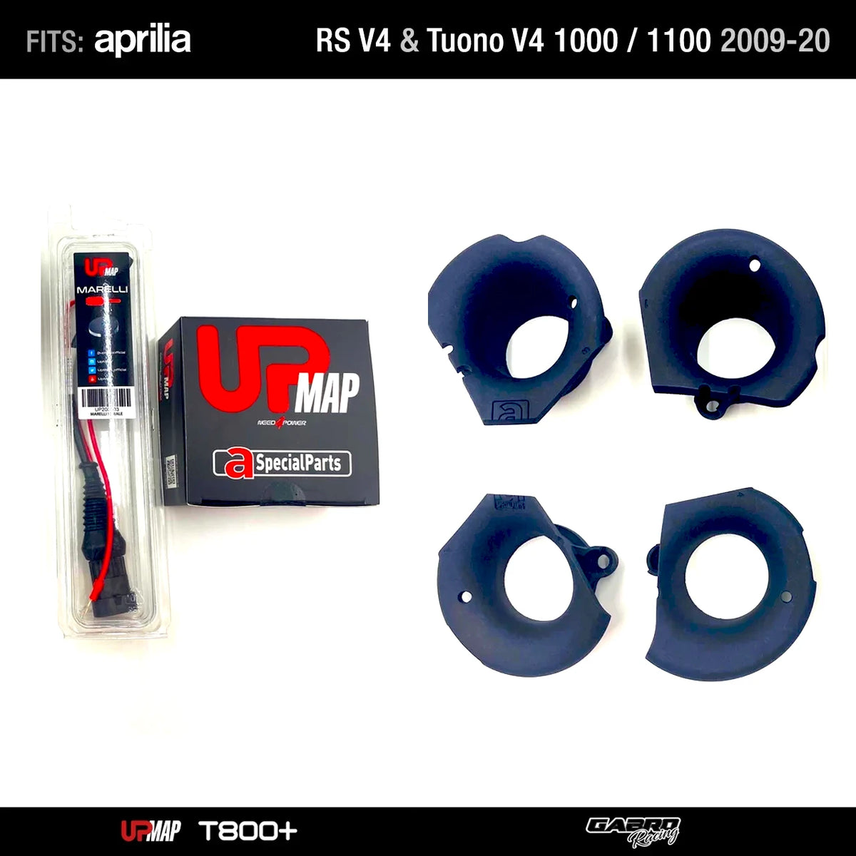 Bundle: UpMap RS V4 Tuono V4 2009-2020 + Velocity Stacks RS V4 1000-1100