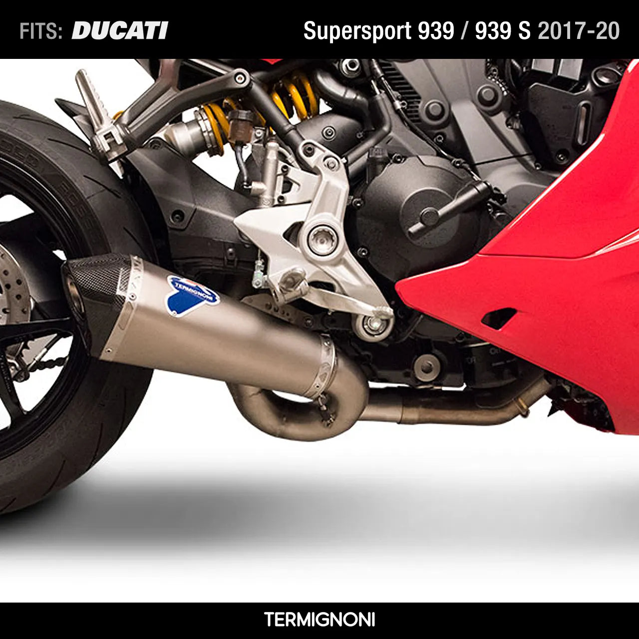 Bundle Ducati Supersport 939 / 939 S 2017-2020: Racing Termignoni D18109440ITC + UpMap T800+