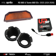 Bundle RS Tuono 660 E5+ 2025 (USA 2026): UpMap + Sprint Filter PM176S + GRT Stacks