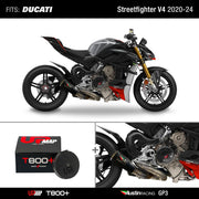Bundle Ducati V4 Streetfighter 2020-2024: AR GP3 De-Cat (Black finish) + UpMap
