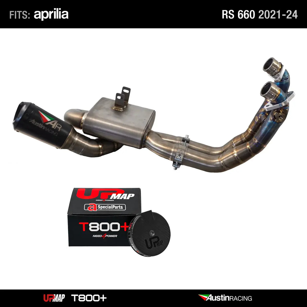 Bundle Aprilia RS 660 2021-2024: Austin Racing with Headers + UpMap