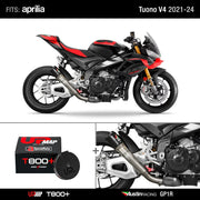 Bundle Aprilia Tuono V4: Austin Racing 2021-2024 Tuono V4 De-Cat Race GP1R + UpMap