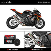 Bundle Aprilia RS V4 2019-2020: Austin Racing V3 De-Cat RACE BLACK + UpMap