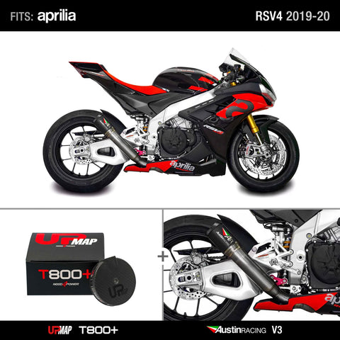 Austin Bundle Bundle RS V4 2019-2020: AR V3 BLACK + UpMap Aprilia