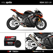 Bundle Aprilia RS V4 2021-2024: Austin Racing V3 De-Cat RACE TITANIUM + UpMap