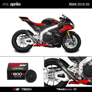 Bundle Aprilia RS V4 2019-2020: Austin Racing V3 De-Cat RACE BLACK + UpMap