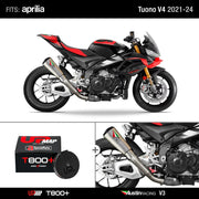 Bundle Aprilia Tuono V4: Austin Racing 2021-2024 Tuono V4 De-Cat Race V3 + UpMap