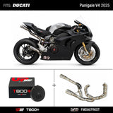 Bundle Ducati Panigale V4 2025: FM-PROJECTS Full Exhaust FMD007RKST + UpMap