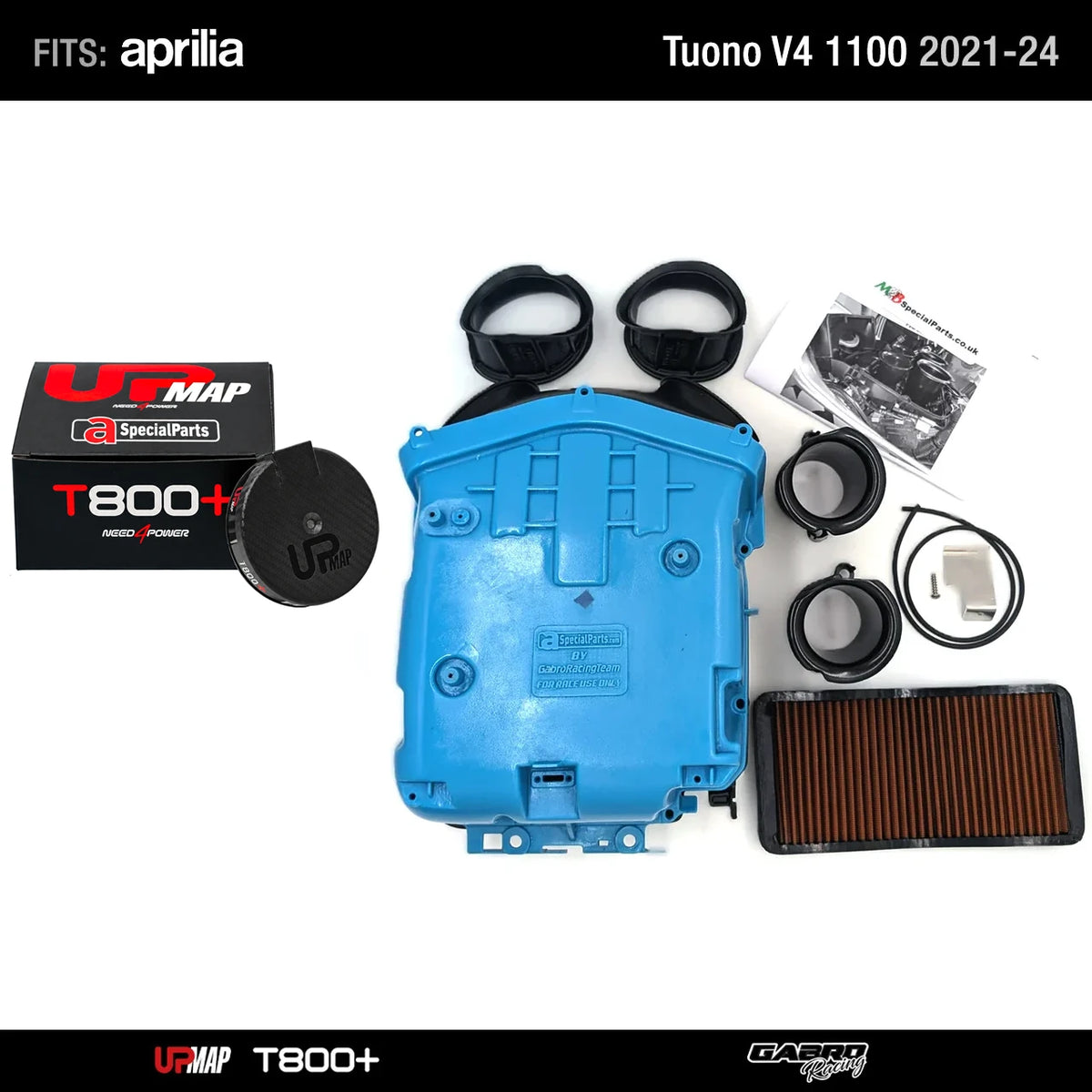 Bundle: Airbox Stage 3 Kit for Aprilia Tuono V4 1100 2021-2024 + UpMap