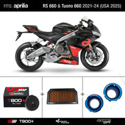 Tuono 660 Bundle: UpMap T800+, Sprint Filter and Gabro Racing velocity stacks