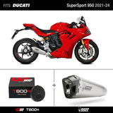 Bundle Ducati SuperSport 950 2021-2024: Mivv Delta Race D.054.LDRB + UpMap