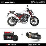 Bundle Honda CB750 Hornet 2025: Mivv Slip On GP PRO Black H.085.LXBP + UpMap