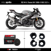 Bundle: UpMap RS V4 Tuono V4 2021 onwards + Velocity Stacks RS V4 1000-1100