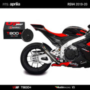 Bundle Aprilia RS V4 2019-2020: Austin Racing V3 De-Cat RACE BLACK + UpMap