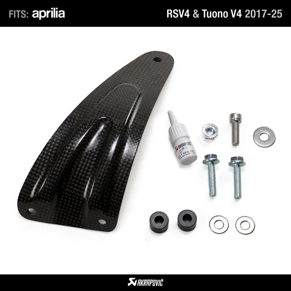 Akrapovic Carbon Hanger Bracket Exhaust for Aprilia RS V4 Tuono V4 2017-2025 P-MBA10R7