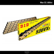 Chain DID Gold Vx3 Pitch 520 110 Links