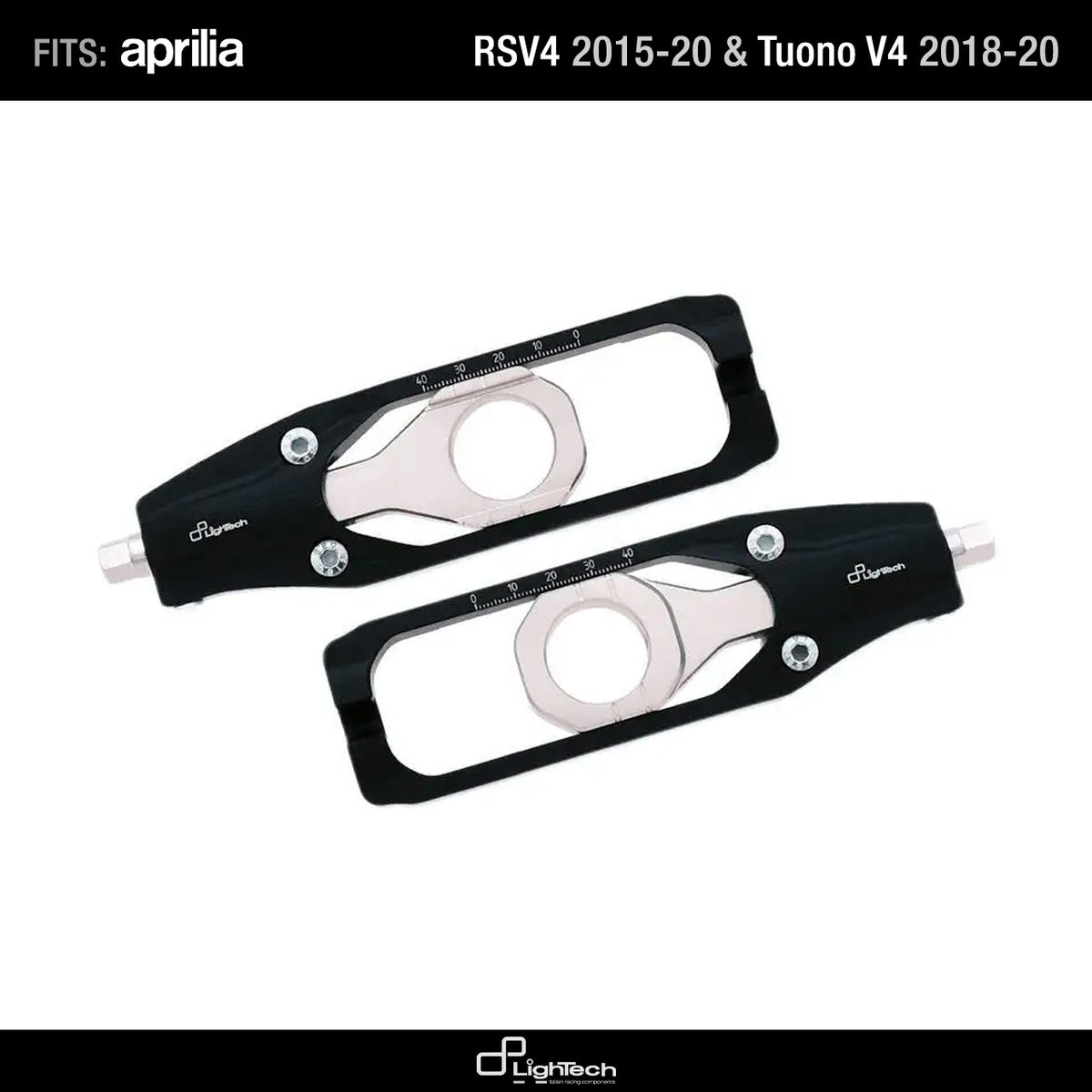 Chain Tensioner LighTech TEAP003NER Black for Aprilia RS V4 2015-2020 Tuono V4 2018-2020