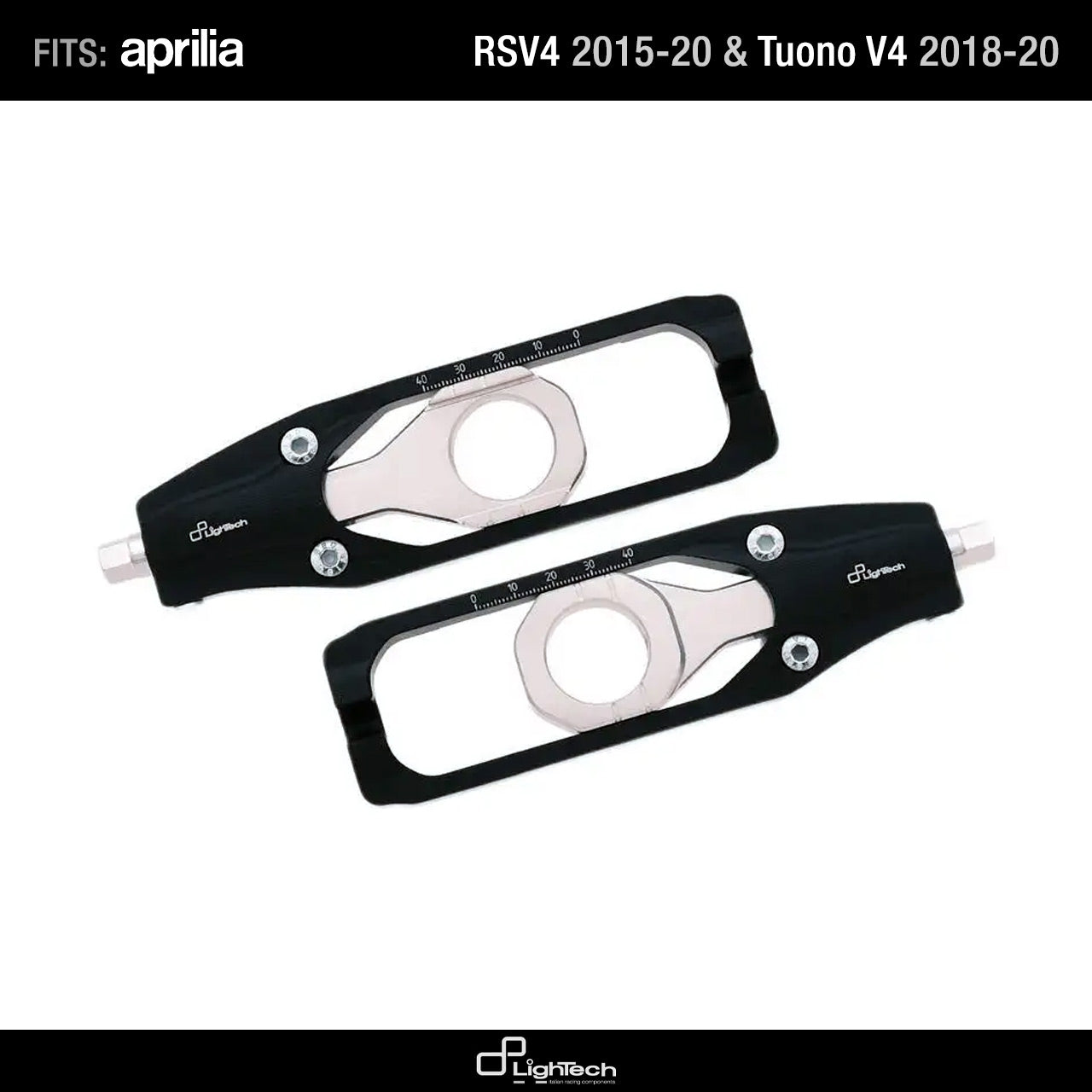 Chain Tensioner LighTech TEAP003NER Black for Aprilia RS V4 2015-2020 Tuono V4 2018-2020
