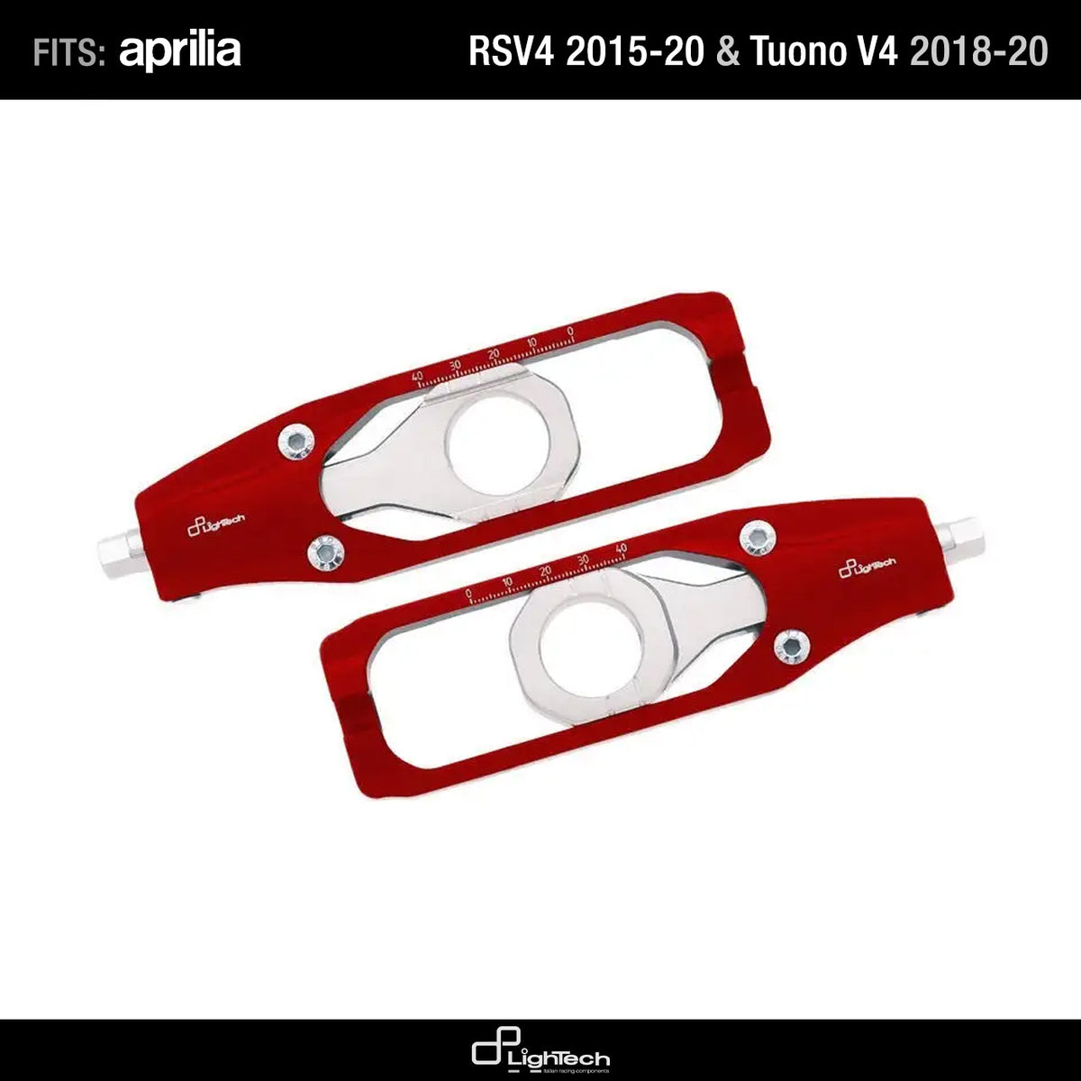 Chain Tensioner Lightech TEAP003ROS Red for Aprilia RS V4 2015-2020 Tuono V4 2018-2020