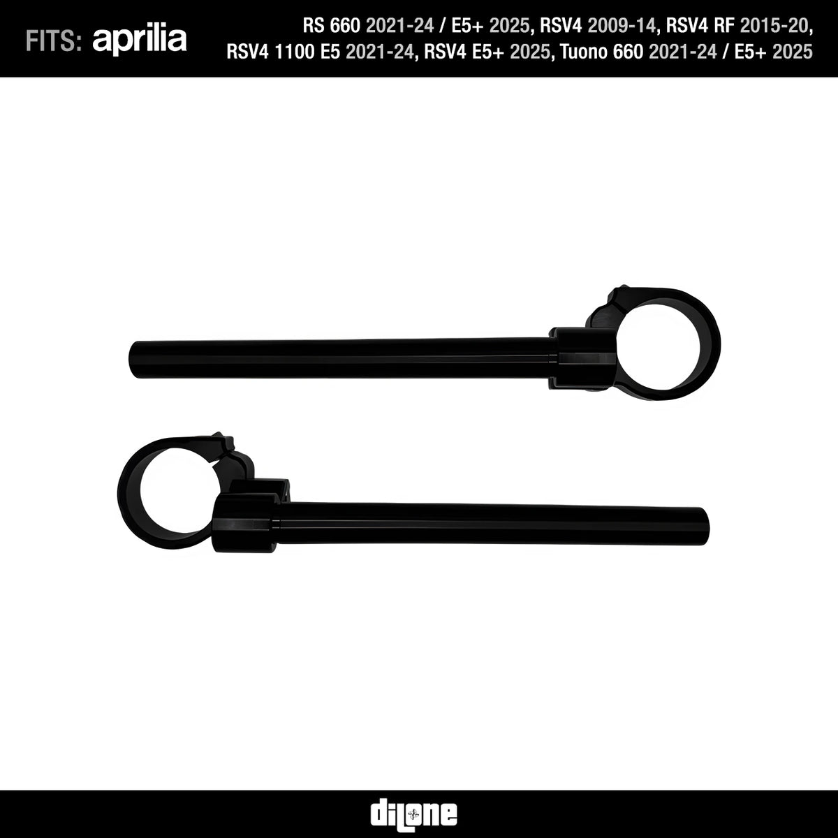 Clip-Ons Medium Fold For RS660, Tuono 660 & RSV4 By Dilone