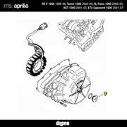 Aluminum Stator Cover Plug For Rotax V60 Engine By Dilone