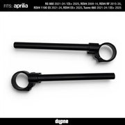 Extreme 9.5 Degree Clip-Ons For RS 660, Tuono 660 & RSV4 By Dilone