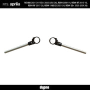 Clip-Ons Low Rise/Fold For RSV4 & RS 660 By Dilone