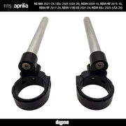 Clip-Ons Low Rise/Fold For RSV4 & RS 660 By Dilone