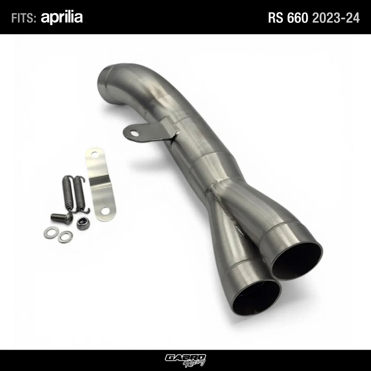 Extrema RS 660 Aprilia 2023-2024 De-Cat Midpipe by Gabro